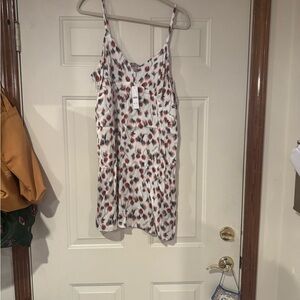 J. Crew Floral Print Dress with Spaghetti Straps